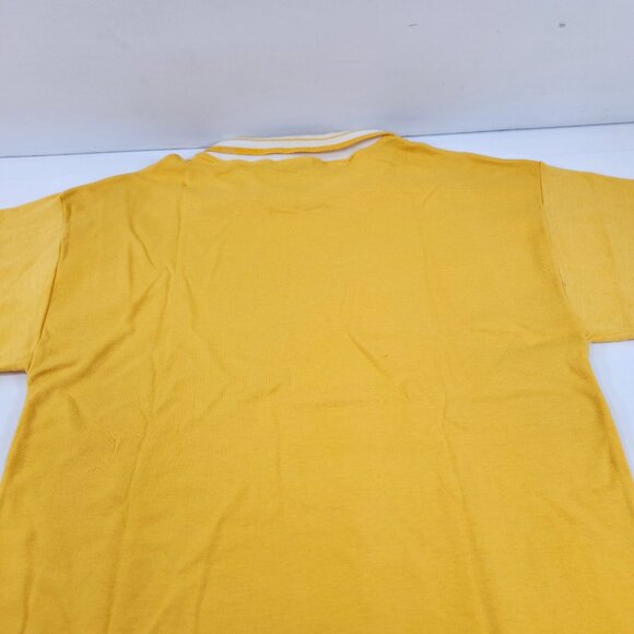 Vintage Girls Yellow Polo Shirt Sears Size 14-16 Casual - Picture 9 of 11
